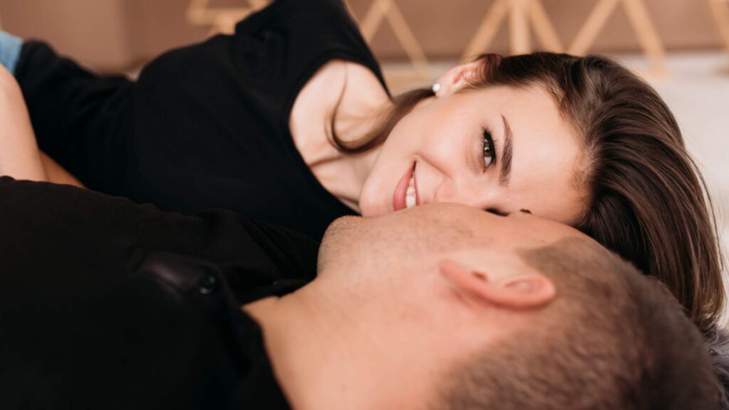 Happy couple enjoying a peaceful Adults Only Couples Retreat focused on romance, relaxation, and intimacy